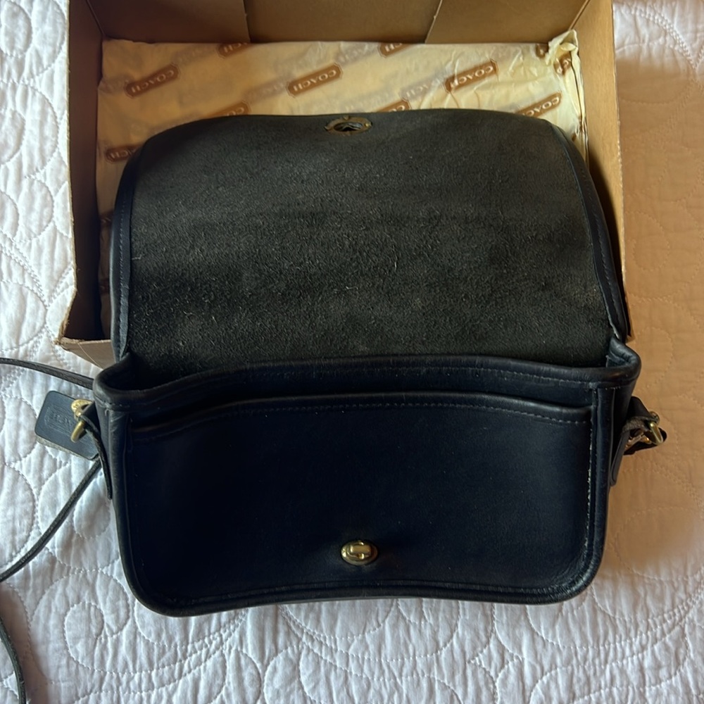 Vintage Coach Convertible Clutch /
Crossbody Bag - Black Leather
Made In USA - Picture 2 of 8